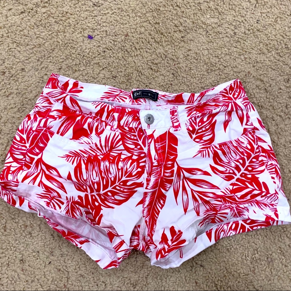 Floral gef shorts
